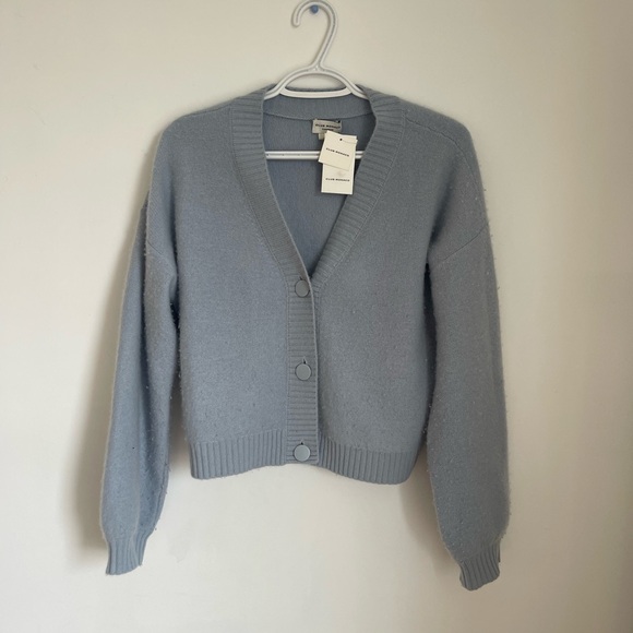 Blue club Monaco cashmere Cardigan - Picture 1 of 7